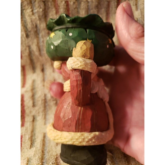 Vtg HENTON Int'l Santa Votive Candle Holder MSRP $58 - Picture 4 of 8